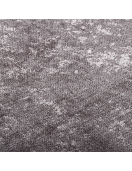 Tappeto Lavabile 80x300 cm Grigio Antiscivolo