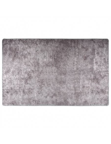 Tappeto Lavabile 160x230 cm Grigio Antiscivolo