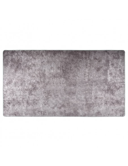 Tappeto Lavabile 190x300 cm Grigio Antiscivolo