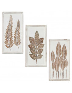 Hand-Carved Wall Panels 3 pcs MDF 40x60x1,5 cm