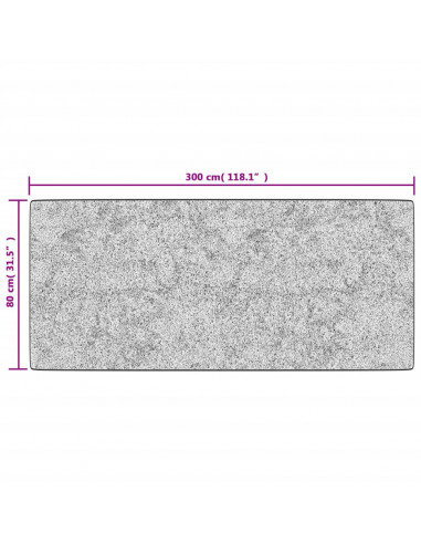 Tappeto Lavabile 80x300 cm Multicolore Antiscivolo