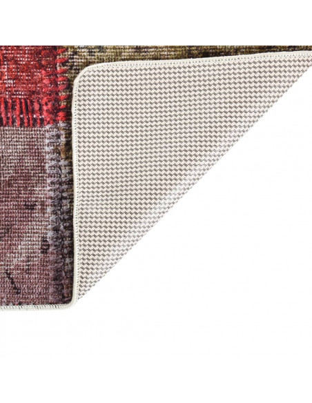 Tappeto Lavabile Patchwork 120x180 cm Multicolore Antiscivolo