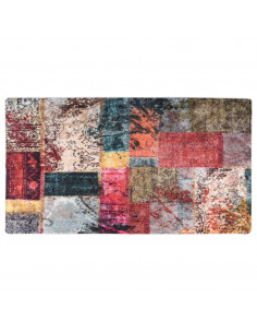 Tappeto Lavabile Patchwork 190x300 cm Multicolore Antiscivolo