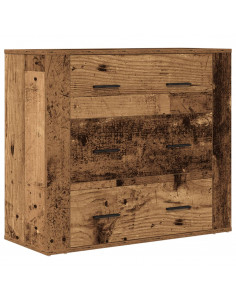 Credenza Legno Vecchio 80x33x70 cm in Truciolato 2