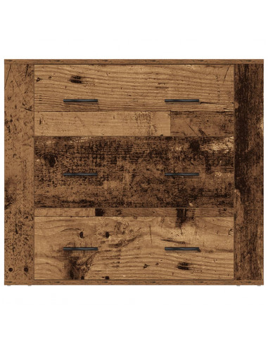 Credenza Legno Vecchio 80x33x70 cm in Truciolato