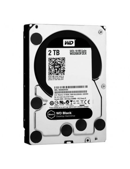 HD WD SATA3 2TB 3.5" BLACK 7200 RPM 64mb cache - WD2003FZEX