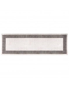 Tappeto Lavabile 80x300 cm Beige Chiaro Antiscivolo