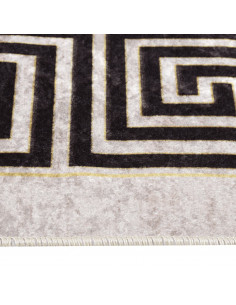 Tappeto Lavabile 190x300 cm Beige Chiaro Antiscivolo 2