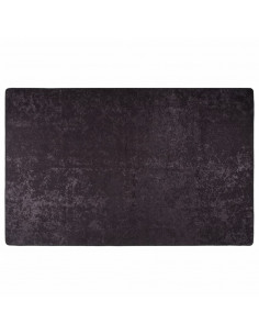 Tappeto Lavabile 80x150 cm Antracite Antiscivolo