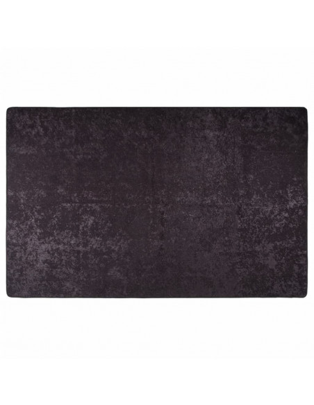 Tappeto Lavabile 80x150 cm Antracite Antiscivolo