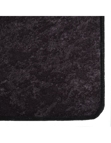 Tappeto Lavabile 80x150 cm Antracite Antiscivolo
