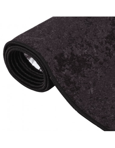 Tappeto Lavabile 120x180 cm Antracite Antiscivolo