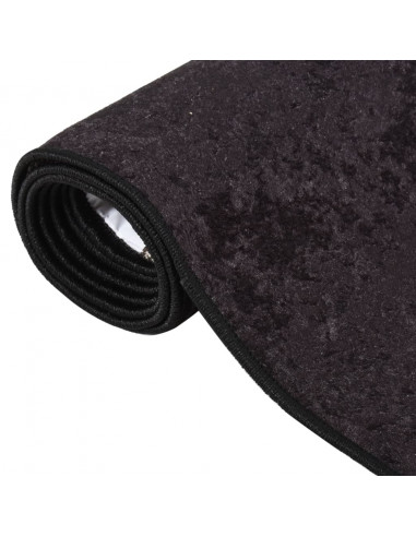 Tappeto Lavabile 160x230 cm Antracite Antiscivolo