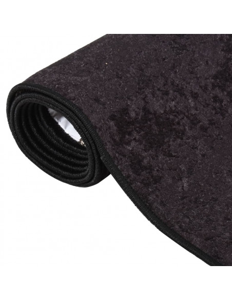 Tappeto Lavabile 190x300 cm Antracite Antiscivolo