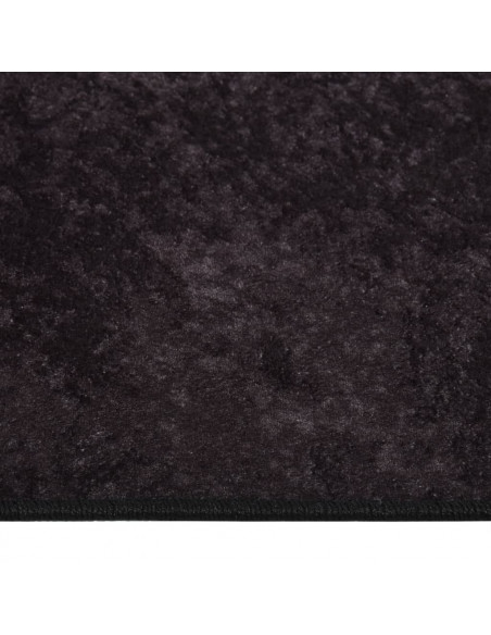 Tappeto Lavabile 190x300 cm Antracite Antiscivolo