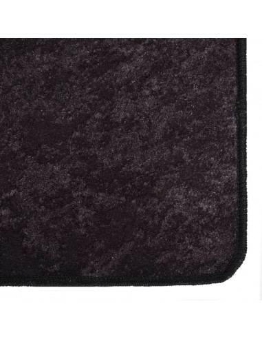 Tappeto Lavabile 190x300 cm Antracite Antiscivolo