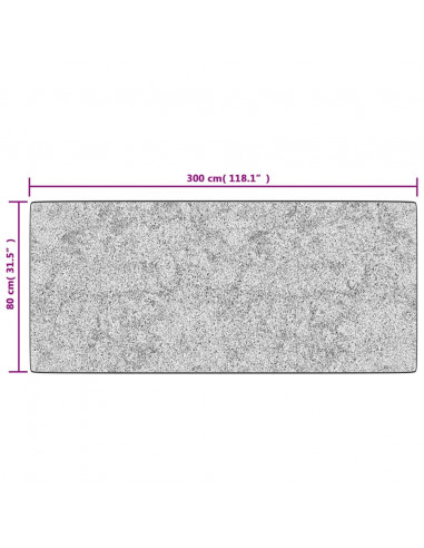 Tappeto Lavabile 80x300 cm Multicolore Antiscivolo