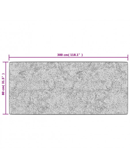 Tappeto Lavabile 80x300 cm Multicolore Antiscivolo
