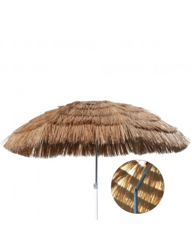 HI Ombrellone da Spiaggia Hawaï 160 cm Beige