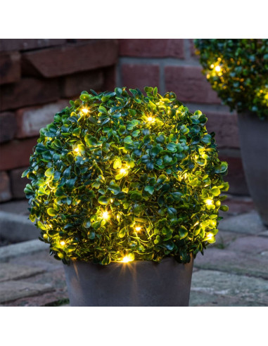 HI Palla di Bosso con LED Diametro 25 cm