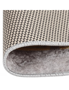 Tappeto Lavabile φ120 cm Grigio Antiscivolo 2