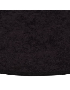 Tappeto Lavabile φ120 cm Antracite Antiscivolo 2