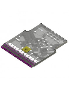 HI-DEX Splice LC SM Loaded with 24 Fibre PigtailCassette