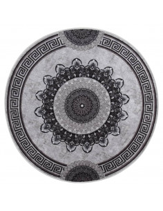 Tappeto Lavabile φ120 cm Multicolore Antiscivolo