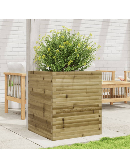 Fioriera da Giardino 60x60x68,5 cm in Legno di Pino Impregnato