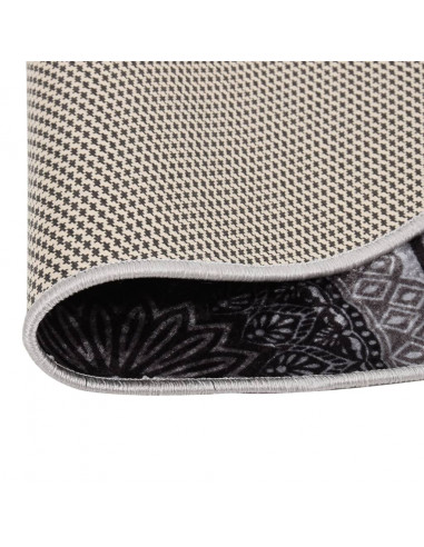 Tappeto Lavabile φ120 cm Multicolore Antiscivolo