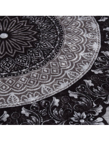 Tappeto Lavabile φ120 cm Multicolore Antiscivolo