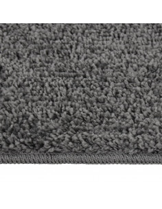 Tappeto Shaggy Grigio Scuro 120x170 cm Antiscivolo 2