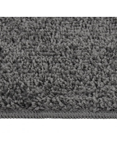 Tappeto Shaggy Grigio Scuro 120x170 cm Antiscivolo