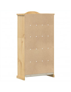 Vetrina Corona 99x43x187 cm in Legno Massello di Pino