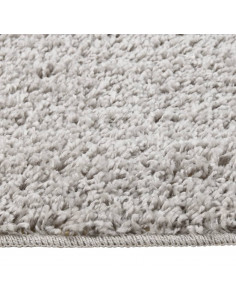 Tappeto Shaggy Grigio Chiaro 80x150 cm Antiscivolo 2