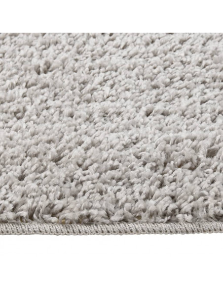 Tappeto Shaggy Grigio Chiaro 80x150 cm Antiscivolo