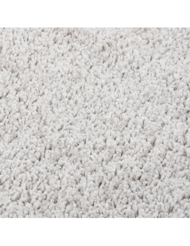 Tappeto Shaggy Grigio Chiaro 80x150 cm Antiscivolo