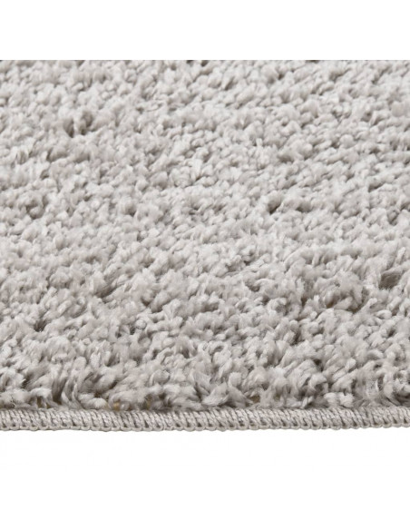 Tappeto Shaggy Grigio Chiaro 120x170 cm Antiscivolo