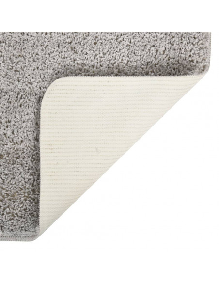 Tappeto Shaggy Grigio Chiaro 120x170 cm Antiscivolo