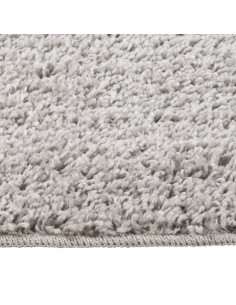 Tappeto Shaggy Grigio Chiaro 140x200 cm Antiscivolo 2