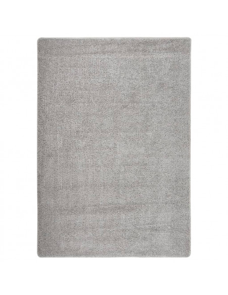 Tappeto Shaggy Grigio Chiaro 160x230 cm Antiscivolo