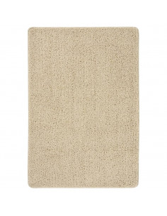 Tappeto Shaggy Crema 120x170 cm Antiscivolo