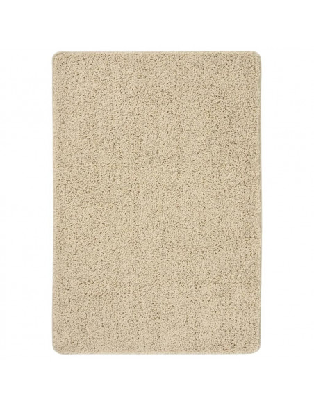 Tappeto Shaggy Crema 120x170 cm Antiscivolo