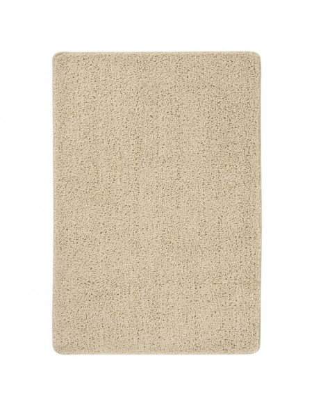 Tappeto Shaggy Crema 160x230 cm Antiscivolo