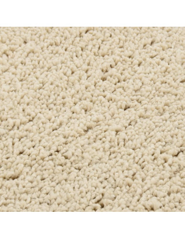Tappeto Shaggy Crema 160x230 cm Antiscivolo