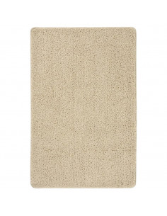 Tappeto Shaggy Crema 200x290 cm Antiscivolo