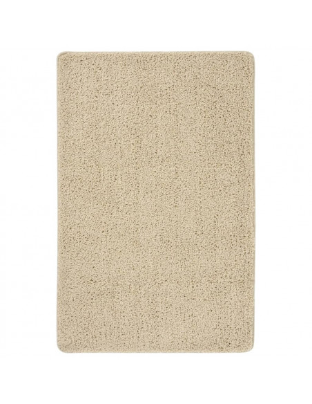 Tappeto Shaggy Crema 200x290 cm Antiscivolo