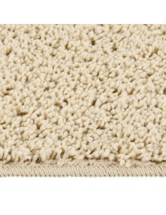Tappeto Shaggy Crema 200x290 cm Antiscivolo 2