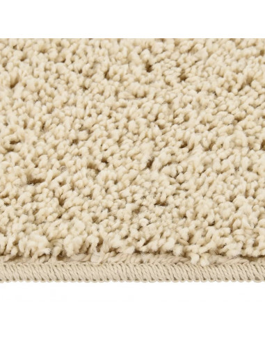 Tappeto Shaggy Crema 200x290 cm Antiscivolo