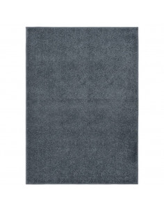 Tappeto a Pelo Corto 140x200 cm Antracite